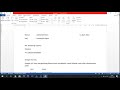 Cara membuat surat undangan rapat - Ms Word