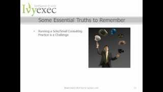 Successfully Transitioning to Management Consulting as a Second Career - Ivy Exec Webinar