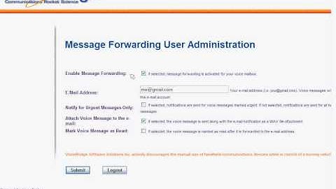 VoiceBridge Message Forwarding User Setup.flv