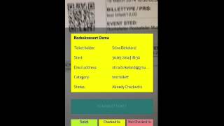 TicketMobile Scanner app film screenshot 1