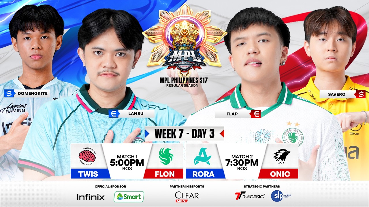 🔴 LIVE | MPL PH S17 | FILIPINO - Week 7 Day 3