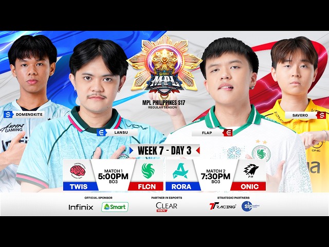 🔴 LIVE | MPL PH S17 | FILIPINO - Week 7 Day 3