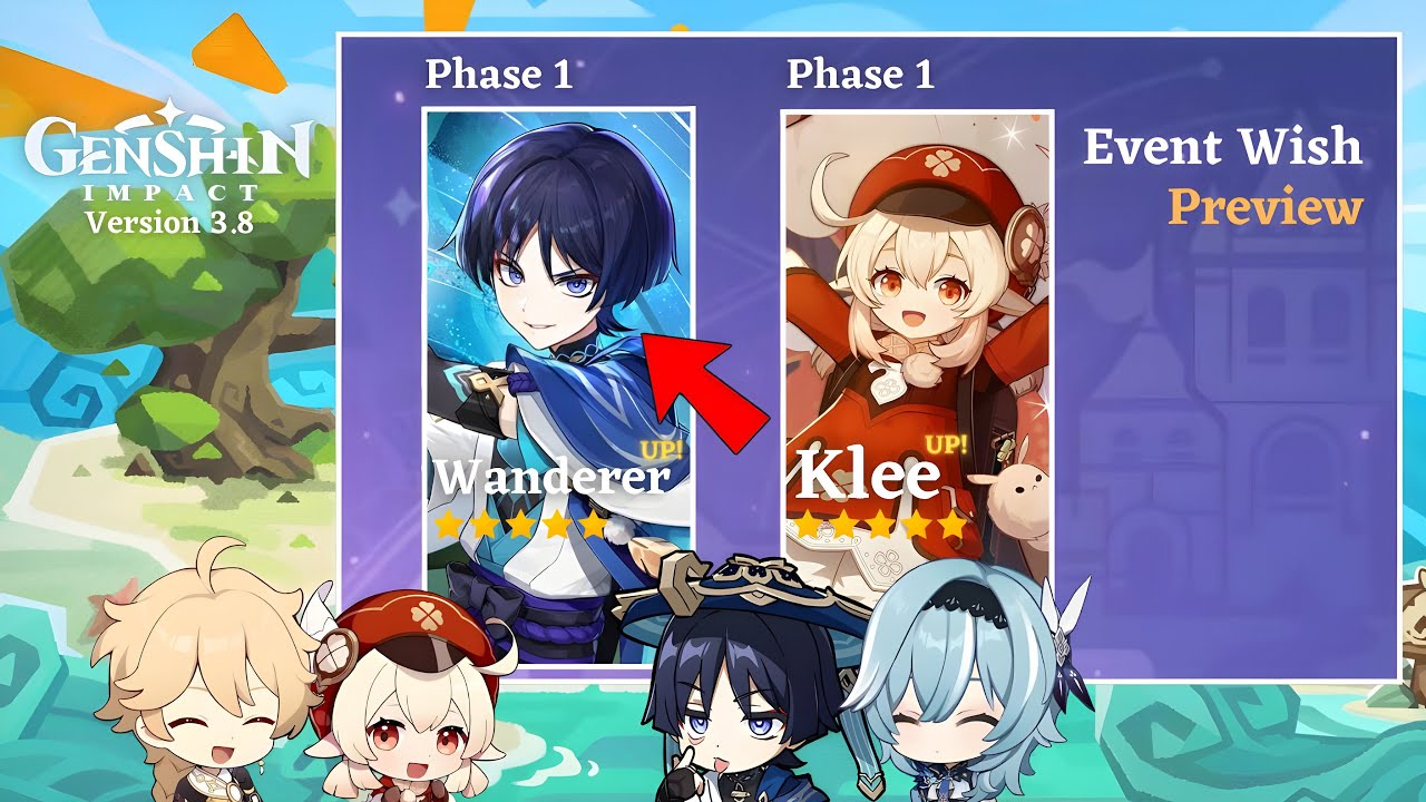 Wanderer And Klee Rerun BANNER CONFIRMED!! Version 3.8 Is Going To Be