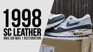 Nike Air Max 1 SC leather 1998 restoration