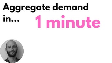 A quick way to understand aggregate demand