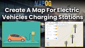 Create a Map for Electric Vehicles Charging Stations | MAPOG #mapog #gis #spatialanalysis