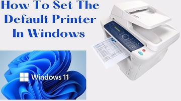 How to set the default printer in windows 11