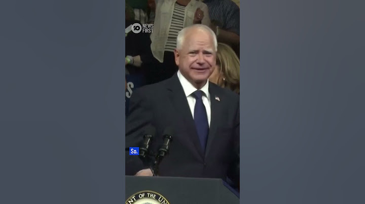 Kamala Harris' Running Mate Tim Walz Calls JD Vance "Weird As Hell" | 10 News First