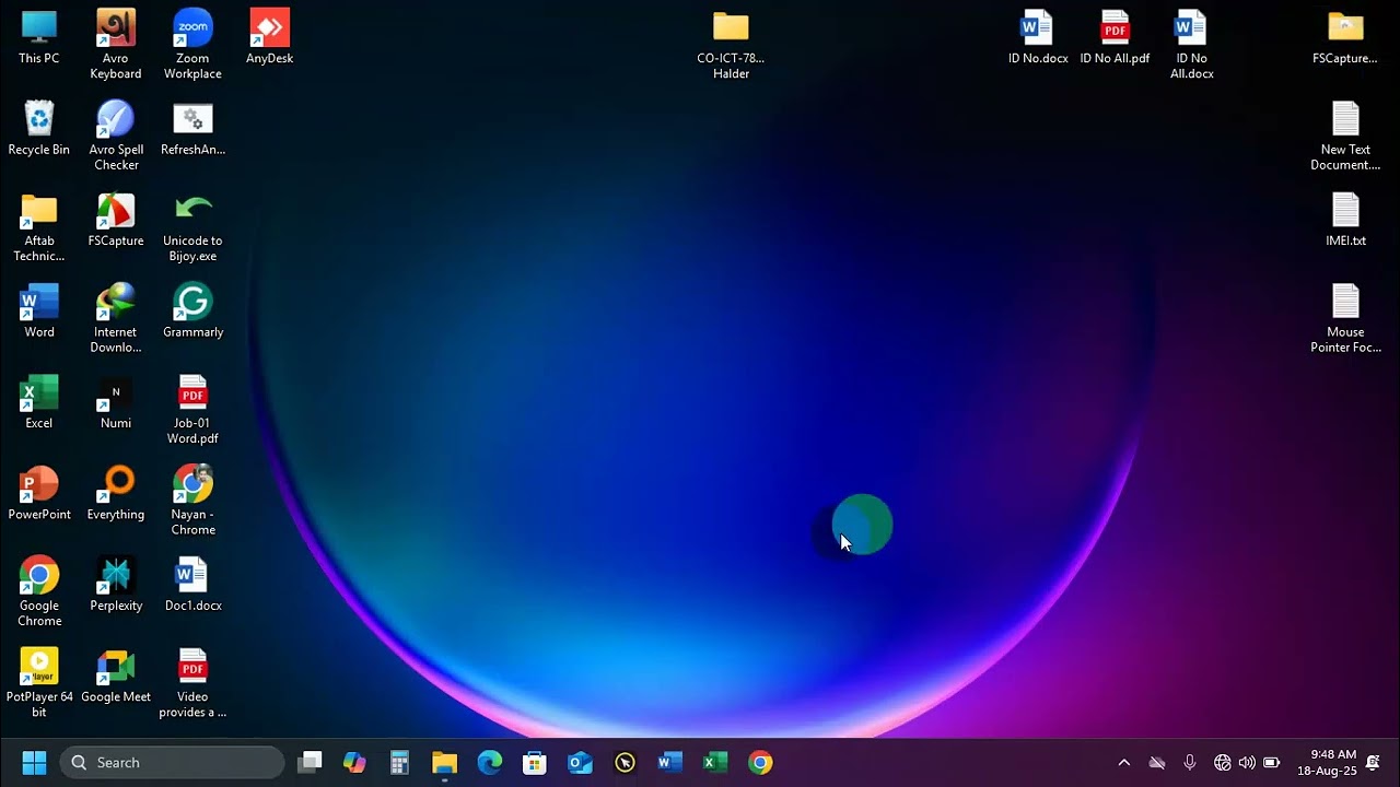 Excel Class 05 Bangla | SUM, AVERAGE, COUNT, COUNTA Function Tutorial