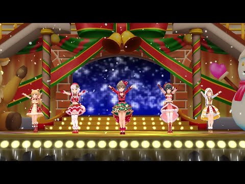 「デレステ」Snow Wings (Game ver.) 堀裕子、小日向美穂、喜多見柚、城ヶ崎莉嘉、イヴ・サンタクロース (Eve Santaclaus) SSR