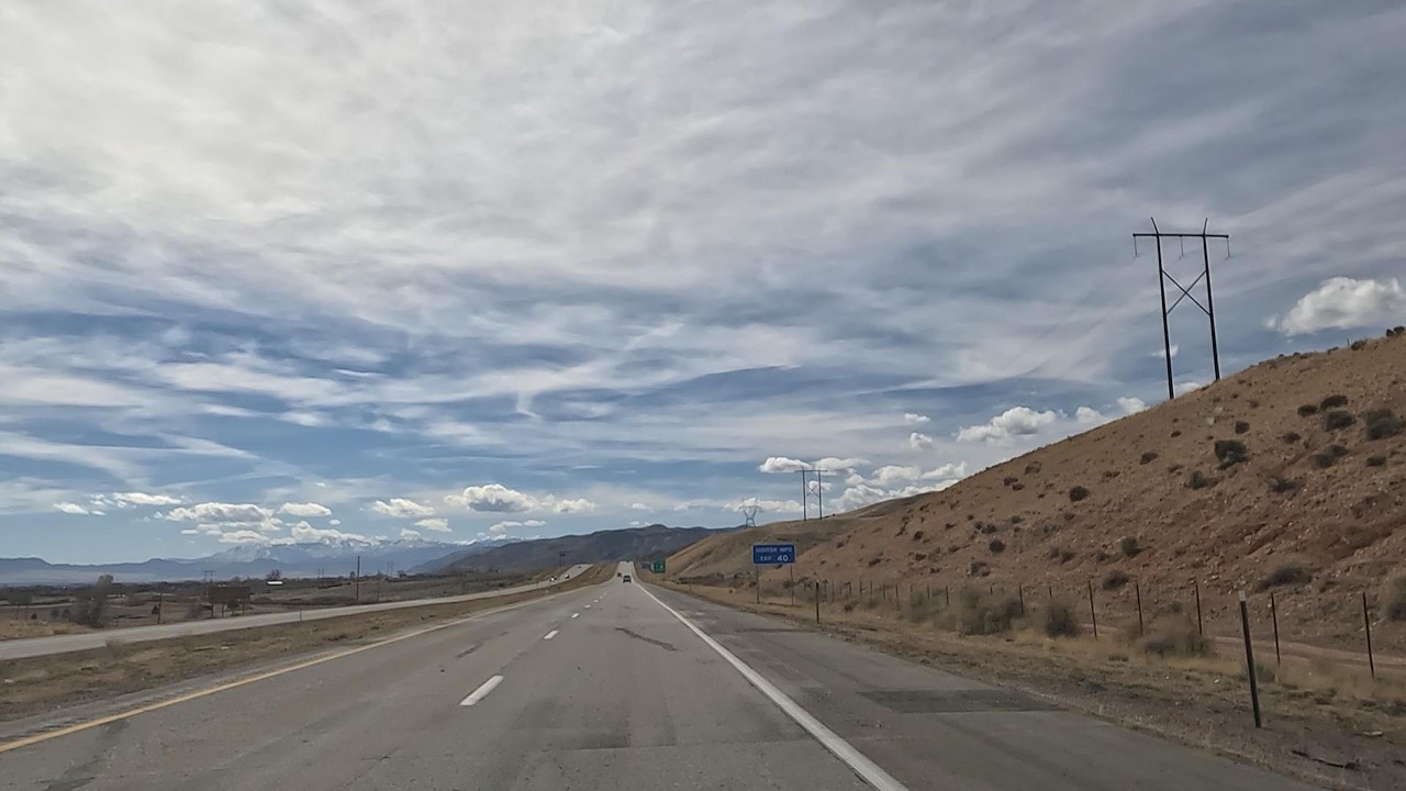 Driving I-70 from Salina to Richfield , Utah | March 1，2026 | 4K