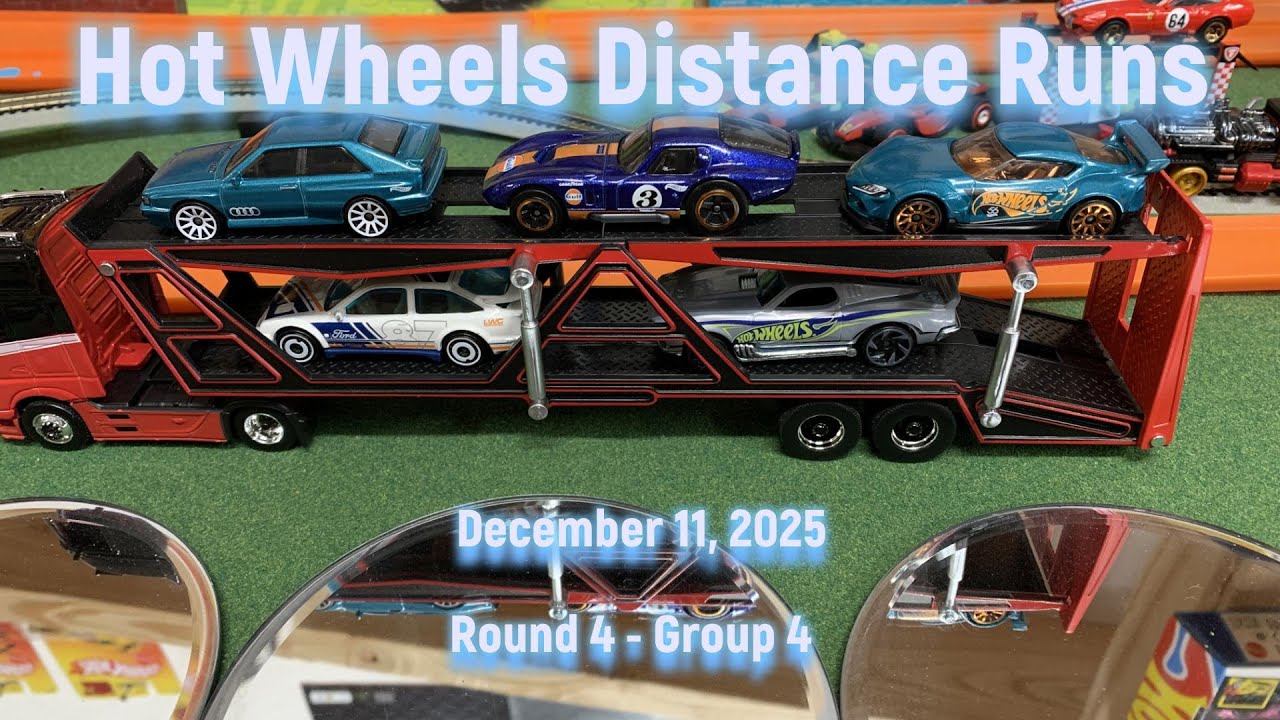 Hot Wheels - Distance Run Competition Round 4 - Group 4 - YouTube