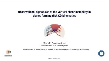 Signatures of vertical sheer instability in planet-forming disk CO kinematics - Marcelo Barraza