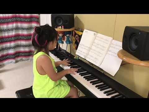Natsu no Omoide (A memory of summer) - Japanese Traditional Song age7 夏の思い出 ピアノ 弾き語り 7歳