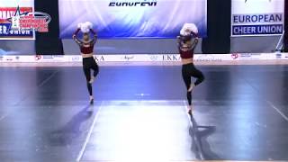 Dance Senior Double Freestyle Pom - European Champions 2018