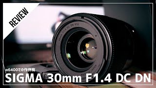 【SIGMA 30mm F1.4 DC DN 】SONY APS-C用単焦点レンズのレビュー！α6400と相性良し！