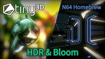 Tiny3D - HDR & Bloom / Post-Processing [N64 Homebrew]