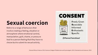 Reproductive and Sexual Coercion