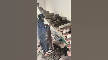 cách đóng đá hoa cương cầu thang lượn đẹp