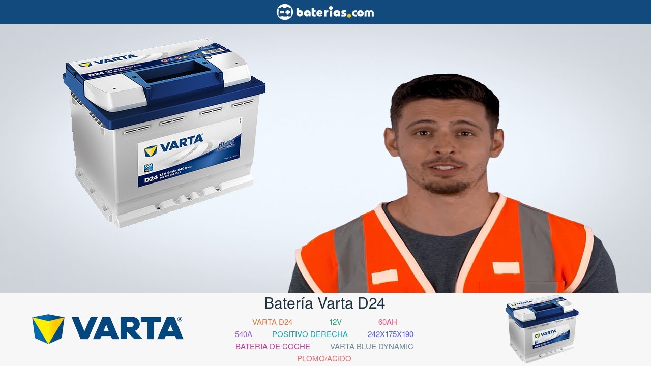 Batería Varta D24. Instalación y Mantenimiento ▷ baterias.com 