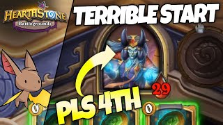 Firebat Gets an Insanely Unlucky Start w/ an UNRANKED Hero | Hearthstone Battlegrounds