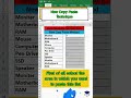 Copy Paste The NEW Method Formula #excel #shorts #exceltips