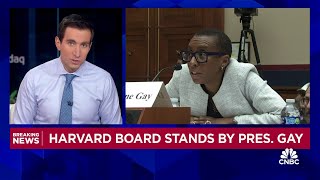 Harvard Board: We unanimously stand in support of President Claudine Gay