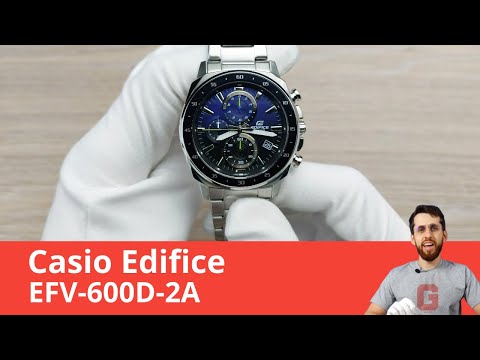 Отличный хронограф до 10000 рублей / Casio Edifice EFV-600D-2A