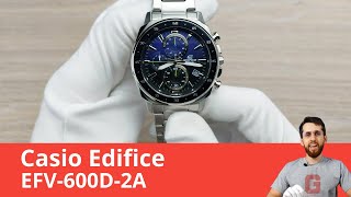 Отличный хронограф до 10000 рублей / Casio Edifice EFV-600D-2A