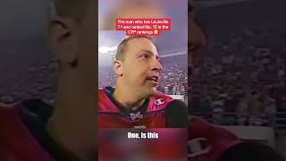 Louisville Head Coach Jeff Brohm Is A Different Breed