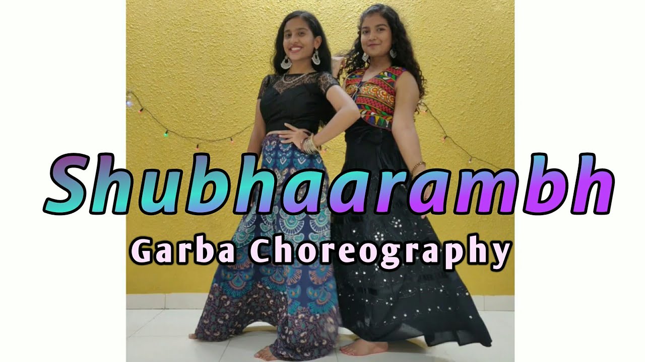 Shubhaarambh Remix Third Dimension  Amit Trivedi  Garba Dance by CURLS DUO