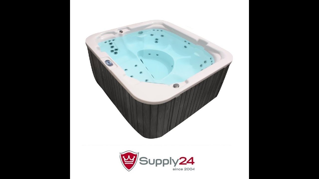 WOW Luxus Outdoor Whirlpool made in Germany mit Heizung Ozon LED Hot Tub Wellness im eigenen Garten
