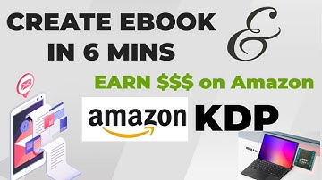 Create ebook In 6 Mins with AI ✍️ Sell on Amazon KDP 💰 Passive Income @onlinemoneybees229