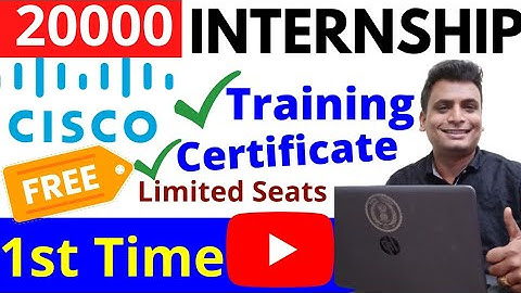 Cisco 20,000  Free Training + internship by Aicte Nasscom | Ethical hacking free  Certificate