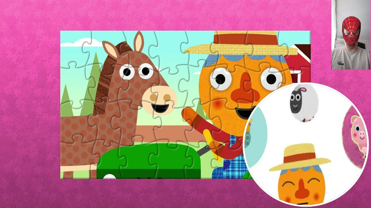 Old MacDonald Noodle & Pals Super Simple Songs Puzzle Gamer - YouTube