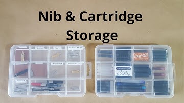 Nib, Cartridge & Washi Storage Ideas!
