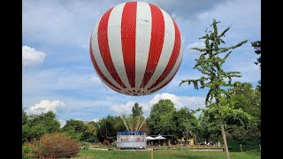 Budapest, Városliget –Balloonfly, Ballon-Kilátó -Liget Projekt -4K