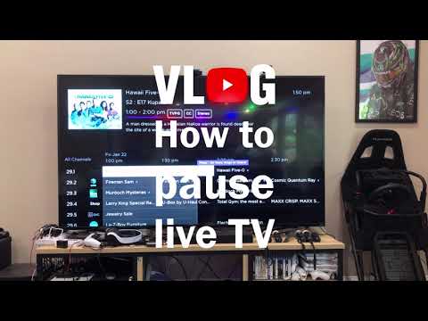 How to Pause live Broadcast TV - YouTube
