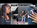 maintenance vlog : prepare with me for DC | hair, nails, toes, brows etc.!