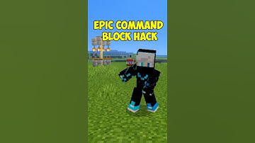 Minecraft epic command block hack 🤩🤩 #shorts #minecraft