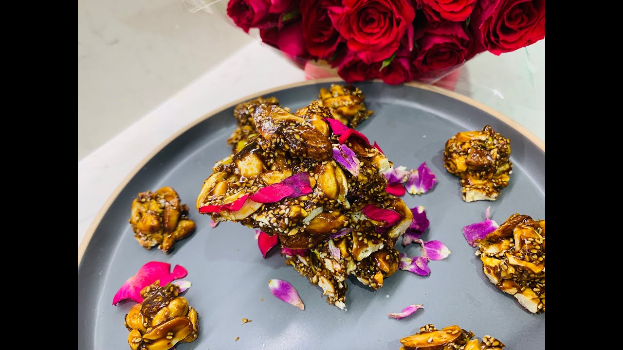 Dry fruit chikki recipe with jaggery Gajak Chikki Recipe Reduce
