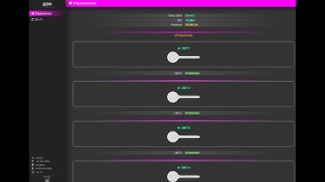 Веб-интерфейс CRM ui3+ESP 8266