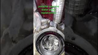 porsche cayenne water pump replacement #automobile