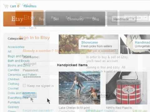 How to create an Etsy account - YouTube