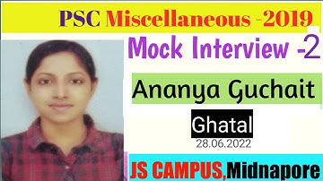 WBPSC Miscellaneous Interview