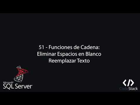 Video: ¿Cómo selecciono un nombre de columna con un espacio en SQL?