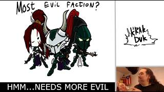 Writer Researches & Reacts to Dark Eldar: The MOST EVIL faction in a setting of Evil Factions