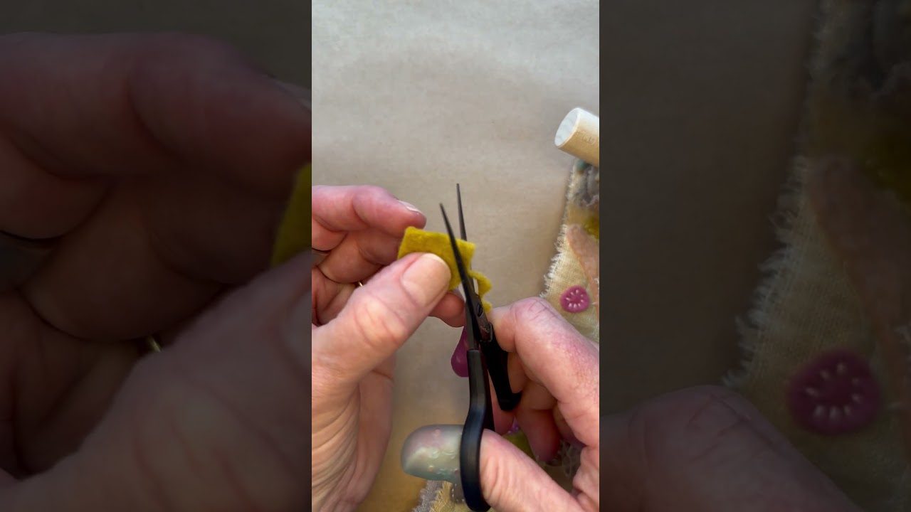 Suzanne Gibbs Art  #art #scissors #cuttingskills #fabricart