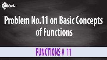 Probleem nr. 11 over basisbegrippen van functies - Functies - Diploma Wiskunde - II