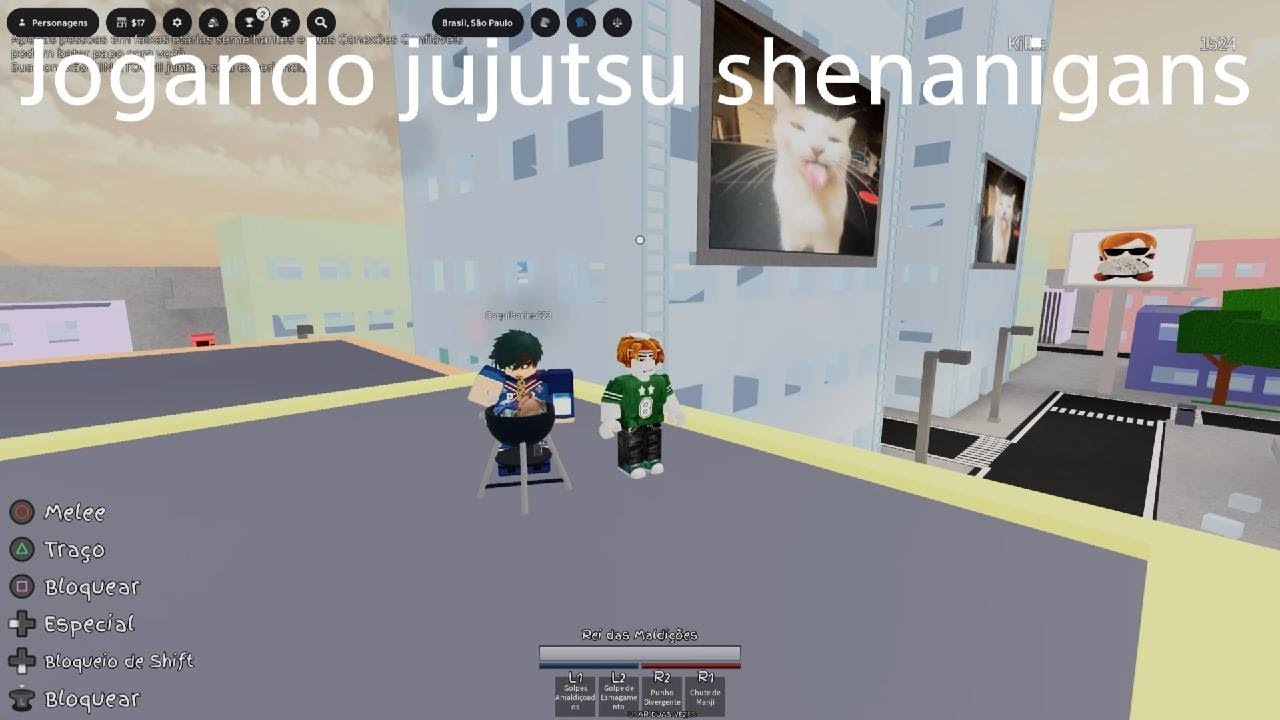 jogando jujutsu shenanigans mais uma vez mas agora com meu amigo